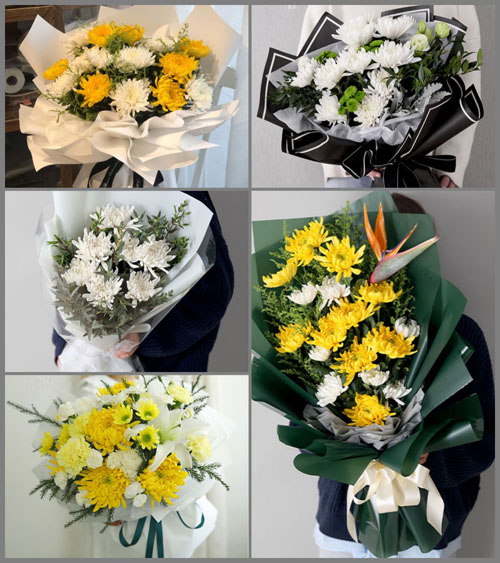 广东肇庆市怀集县坳仔镇盆布村白事花束代送